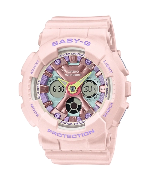 ساعت مچی زنانه BABY-G کاسیو مدل CASIO-BA-130PM-4ADR