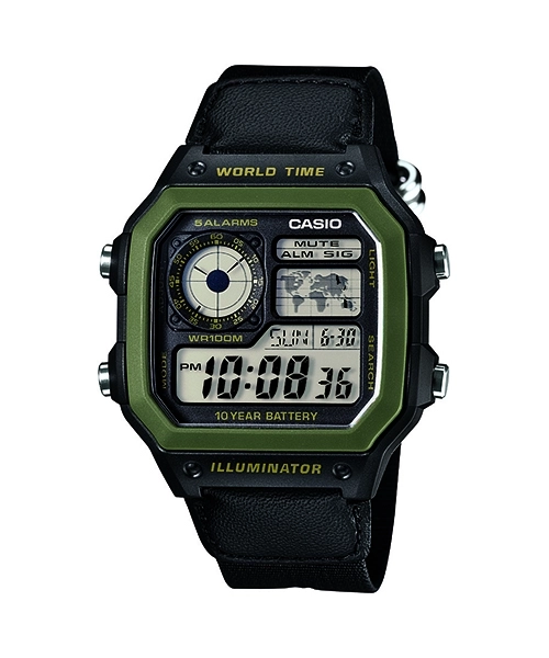 ساعت مچی CASIO مدل AE-1200WHB-1B